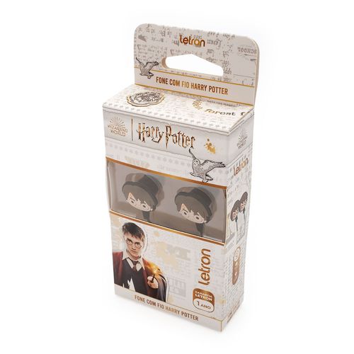 FONE DE OUVIDO HARRY POTTER INTRA AURICULAR COM FIO E MICROFONE LETRON