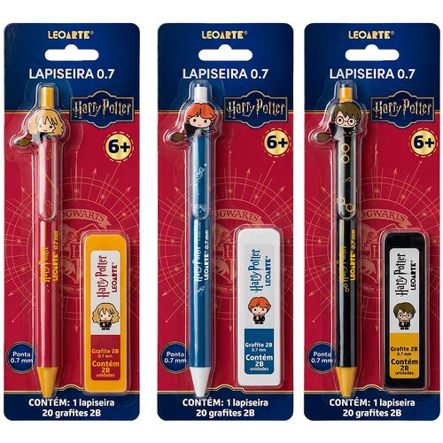 Lapiseira Harry Potter 0.7 com Refil Display c/18un Leoarte